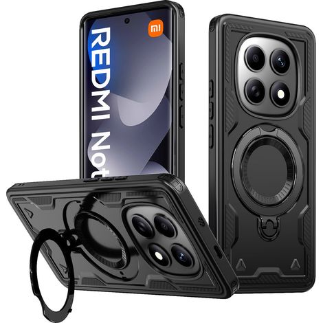 Funda magnética para Xiaomi Redmi Note 15 5G / Poco M8 5G, color negro. (1/5)