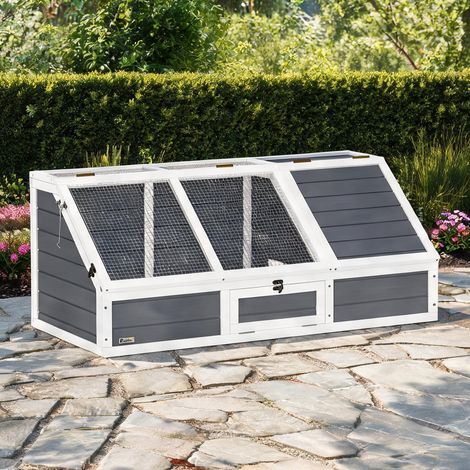 Terrarium en tannenholz Verzinkter acier 120 x 55 x 50 cm (1/5)