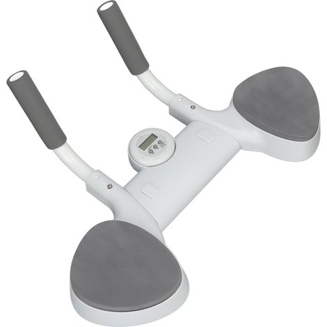 Appareil de musculation multifonctionnel intelligent Core Trainer, antidérapant, robuste et portable, idéal pour les pompes et la musculation, blanc. (1/5)