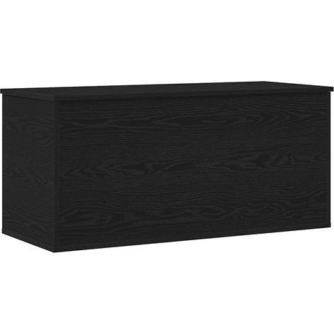 Maison Exclusive - Scatola di Stoccaggio Rovere nero 100 x 42 x 46 cm