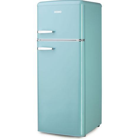 Frigorifero Doppia porta Retro Vintage Turchese Domo DO91705R (1/5)