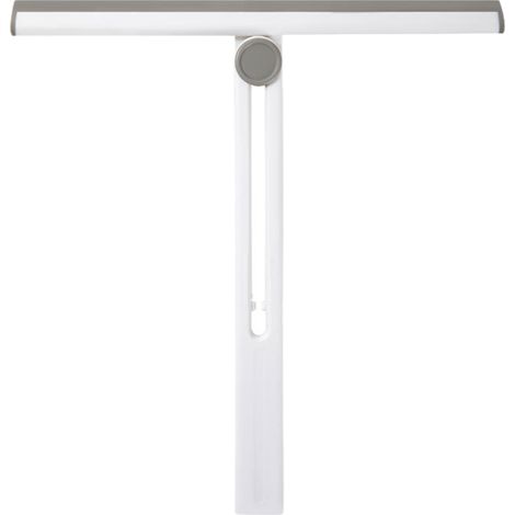 Grattoir à vitres pliable, outil de nettoyage rotatif polyvalent, adapté au verre, aux comptoirs, aux sols, etc. (blanc) (1/4)