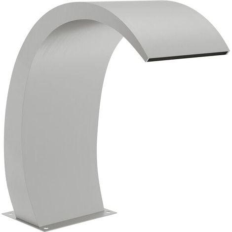 Fontaine de piscine avec lumières LED, mesurant 22x60x70 cm, en acier inoxydable 304. (1/5)