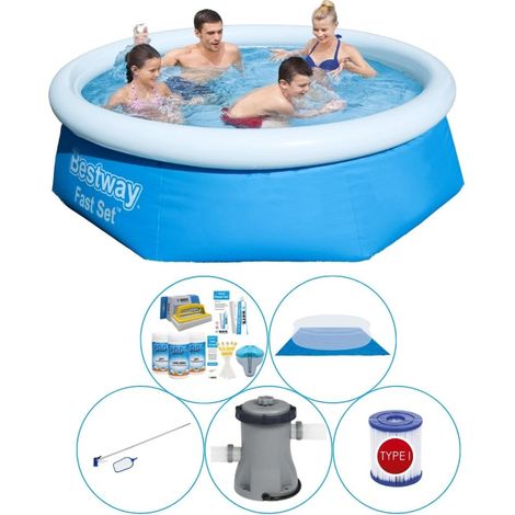 Bestway Bestway Fast Set Ronde - 244x61 cm - 6-pièces  S22006
