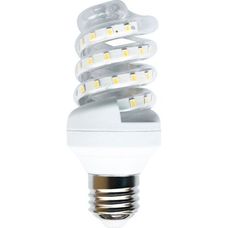 Bombilla 36 Led Espiral E27 Luz Blanca 7W Ahorro Energético