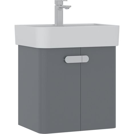 Meuble Vasque "Orbit 55" - 55 x 38 x 62 cm - Grey (1/3)