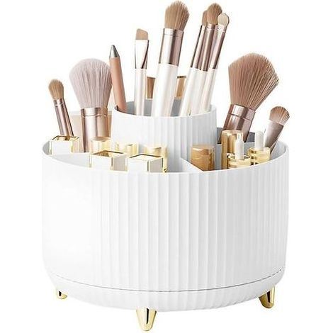 Boîte de rangement cosmétique. boîte de rangement rotative pour pinceaux de maquillage. boîte de rangement cosmétique (1/5)