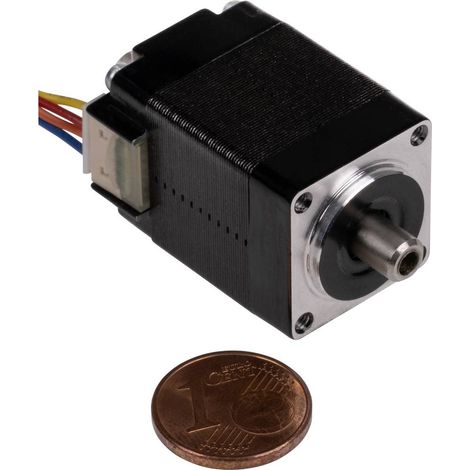 Motore passo passo Joy-it NEMA08-05HS 0.016 Nm 0.6 A 0.6 A Diametro albero: 5 mm (1/2)