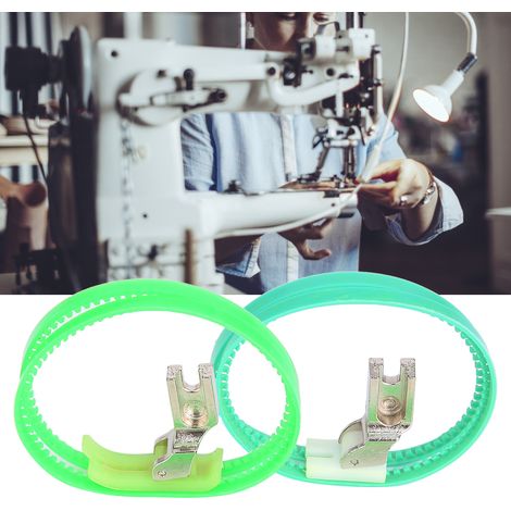 Pied presseur double rouleau pour machine à coudre industrielle, gauche/droit, pied de biche (1/5)