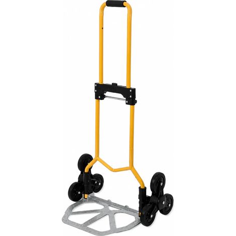 Carrello Pieghevole per Scale in Acciaio Portata 70 kg 51x42x100 cm (1/4)