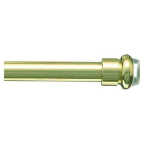 BACCHETTA PER TENDE ESTENSIBILE UNIVERSALE 63/110 cm - Oro - confezione 2 pezzi