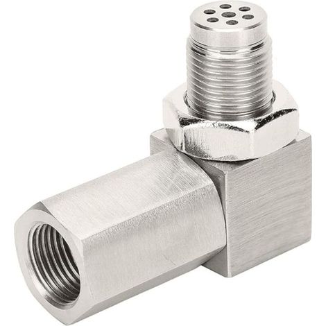 Rallonge de capteur d'oxygène, M18 x 1,5, en acier inoxydable, 90°, pour éliminer la lambda, adaptateur pour catalyseur de voiture/camion CEL Fix (1/5)
