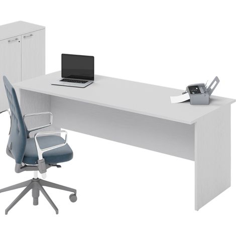 Scrivania da ufficio colore Bianco H74x200x80cm