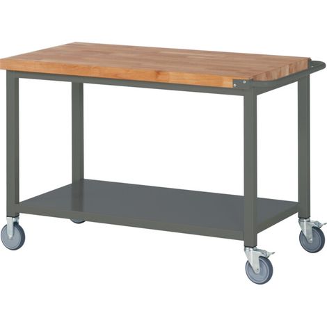 Etabli mobile STIER Premium avec plateau de rangement, lxPxH 1250x700x880 mm (1/5)