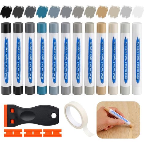 Kit Reparation Carrelage 12 Couleurs, Kit Réparation Parquet Stratifié (1/5)