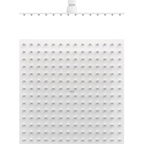 Pommeau de douche Extra-fin Blanc mat - TRES 134315012BM (1/2)