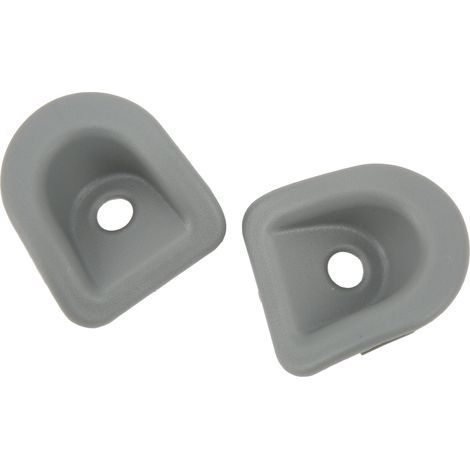 Lot de 2 œillets de bouton de verrouillage de porte 7R3Z 63220A51 AC, garnitures de porte conducteur gauche, remplacement pour Ford Mustang 2006-2014, gris (1/5)