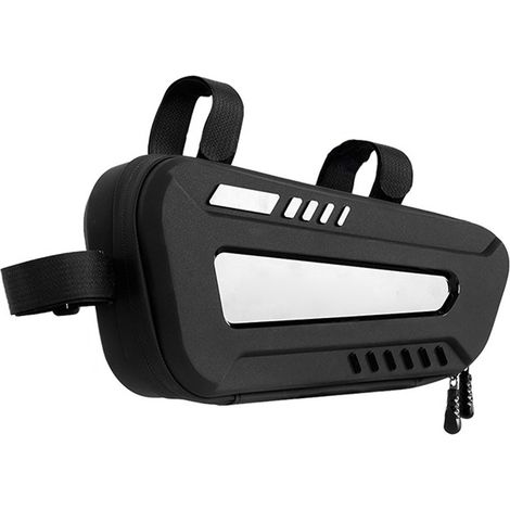 GARRYFIZH Sac Triangle Vélo Rigide, 3 Fixations, Noir, Montagne (1/5)