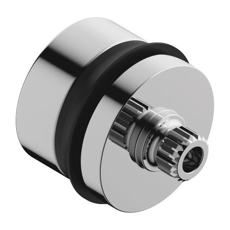 DO Griff Rastbuchsenaufnahme ERSATZTEILE 90121200700 D 29 x 26 mm Chrom (1/2)