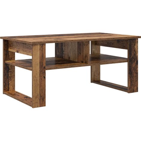 Table basse Bois ancien 96 x 54 x 44 cm Bois d'ingénierie