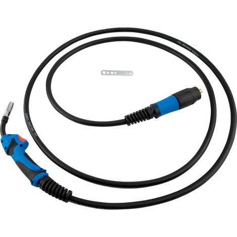 BFO – Torche de soudage MIG MAG 4 mètres – Connexion standard européenne – Débit gaz 10-18 l/min – Pour travaux intensifs - MB-15