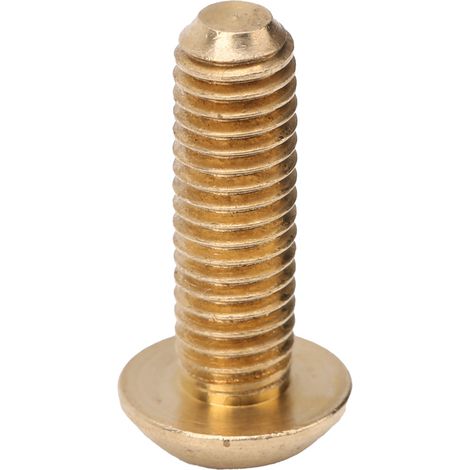 Vis à tête cylindrique creuse semi-circulaire en cuivre pur M5, M516 mm (1/5)