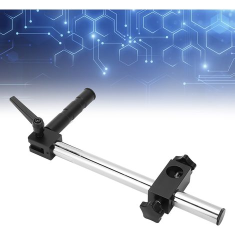 Universeller, mehrachsig verstellbarer, 25 mm ausziehbarer Metallarm für Video-Elektronenmikroskope, kompatibel mit trinokularen Stereomikroskopen und industriellen Videokameras. (1/5)