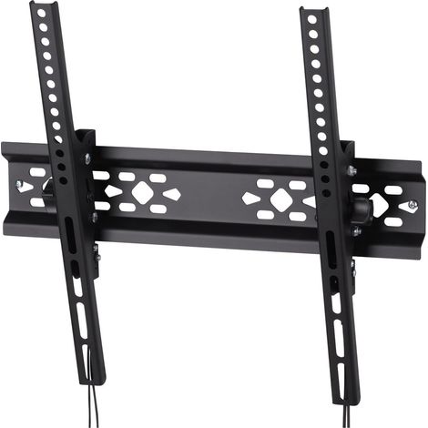 Support Mural Universel pour écran TV jusqu'à 165 CM (65")-Support de Plafond inclinable Standard VESA jusqu'à 400 x 400, au Maximum 60 kg Noir (1/5)