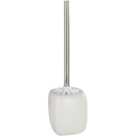 QORVA-Porte Brosse WC Céramique Faro, brosse WC blanche, Céramique, Ø 12x40 cm, blanc (1/4)