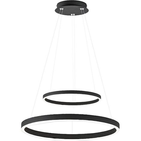 Lustre moderne gea luce criseide s2p n led suspension en aluminium