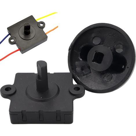 CCYKXA  4-position rotary fan switch, 13A, ABS replacement speed control knob with mounting hole for heaters, ceiling fans, etc.