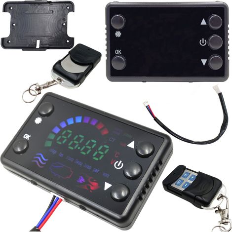 PANEL LCD CON CONTROL REMOTO PARA CALEFACCIÓN