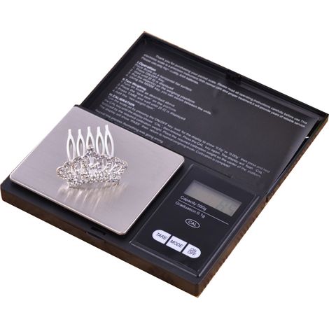 Hochpräzise elektronische Waage für Schmuck und Lebensmittel, mit LCD-Bildschirm, 200 g/0,01 g. (1/5)