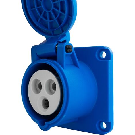Presa di corrente industriale CEE 3P 16A 230V IP44 70X70MM (1/5)