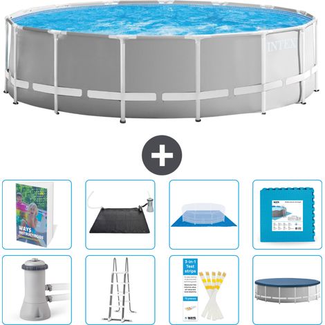 Prism Frame Pool Rund - 457x122 cm - 9-teilig S621