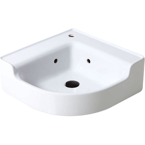 INDUSTRIALIS - LAVABO IN CERAMICA BIANCO RETRO - Lavabi - 50x50x18CM