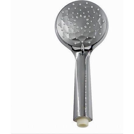 TRADE SHOP - Doccetta A Telefono Soffione Doccia Bagno Rotondo Inciso 12x27cm Multigetto 52280 -