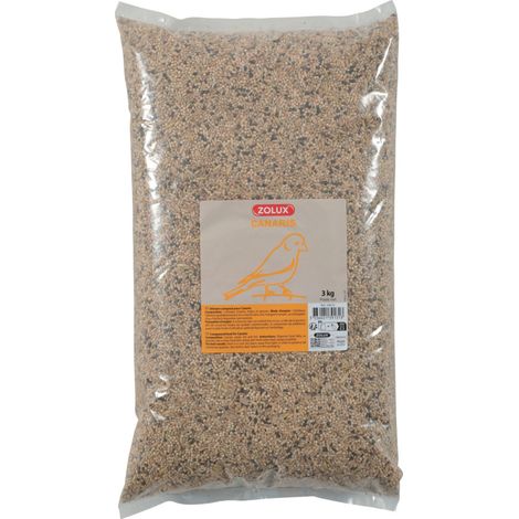 Graines pour canaris sac de 3 kg pour oiseaux - zolux (1/2)