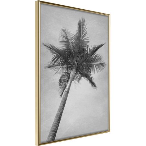Affiche Murale Encadrée "Memories from the Paradise" 21 x 30 cm Or