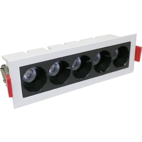 IluminaShop - Foco Downlight LED Lineal 10W  Blanco Neutro 4000K (1/4)