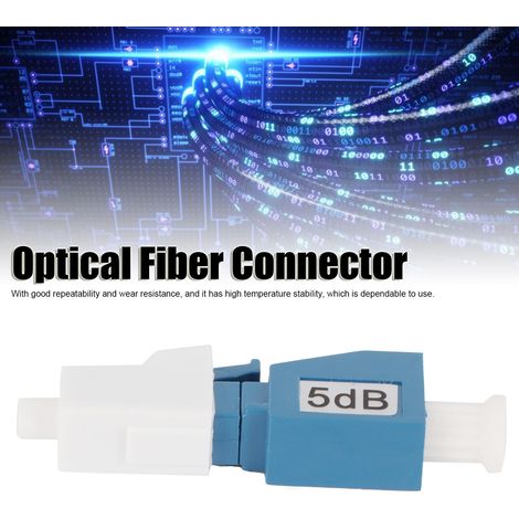 LC/UPC-5DB Stecker/Buchse Glasfaser-Dämpfungsflanschadapter (1/5)