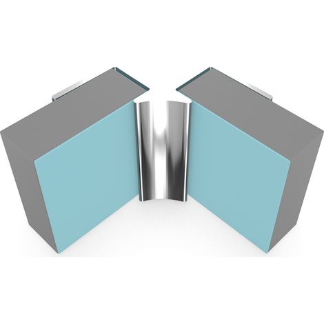 Multipanel Classic 11mm Wall Panel Internal Corner Trim Type A Bright Polished (1/2)