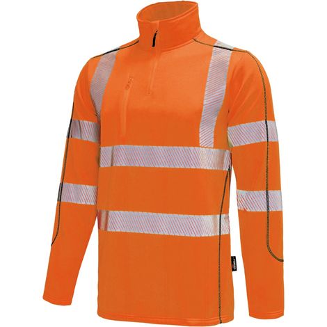 Vizwell Warnschutz-Thermo-Shirt VWFC70 Gr. 3XL leuchtorange/marine (1/5)
