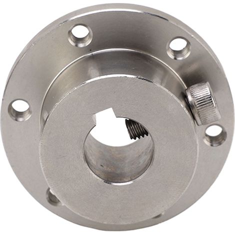Raccord d'accouplement à bride de 16 mm en acier inoxydable pour arbre RC, destiné à la connexion d'un moteur et d'une roue. (1/5)