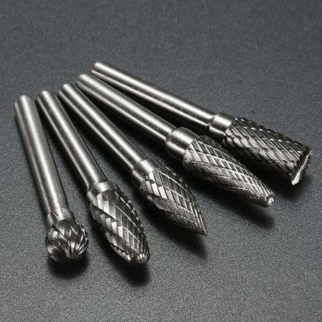 5 x 1/4" Rotationsbohrer für CNC-Gravierfräse (1/3)