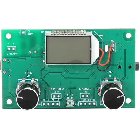 Module de réception FM 87-108 MHz, sortie stéréo, radio, récepteur de diffusion audio sans fil DIY (1/5)