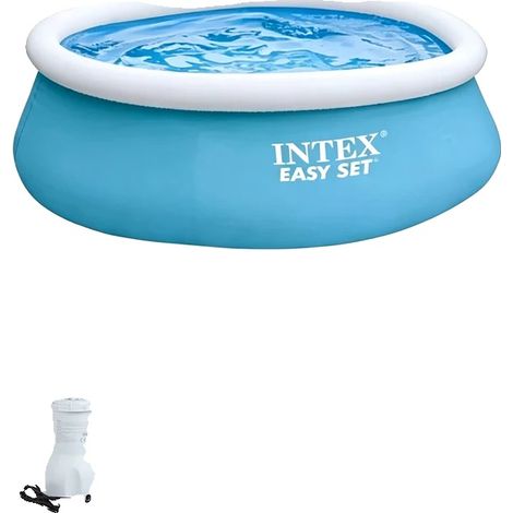 Piscine, Design Portable, Amusement Familial, Pompe à air et filtre de piscine (1/2)
