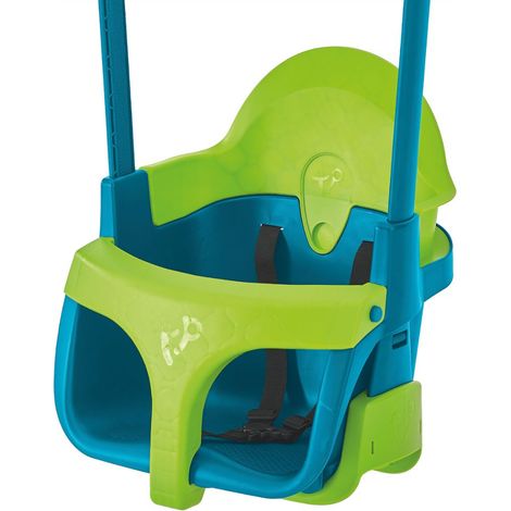 Tp Toys – Balançoire bébé évolutive Quadpod 4 en 1 – Plastique bleu – Hauteur 43 cm – Pour enfants de 6 mois à 8 ans – Normes EN71 - h190-250cm