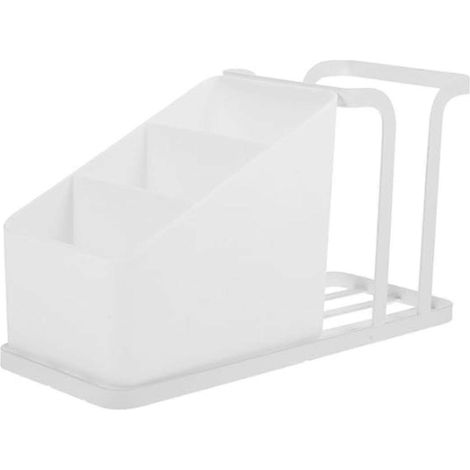 Porte-gobelets et couvercles, distributeur de gobelets à café réglable à 3 compartiments avec dosettes de café A (1/5)