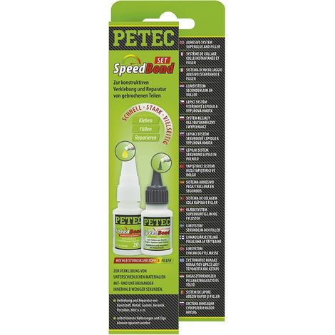 Pegamentos instantáneos Speedbond - Set Petec